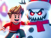 Gra Puzzle Jigsaw: Roblox Snowball Battle  w Internecie