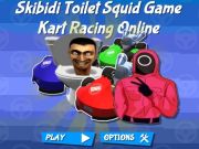 Gra Skibidi toalety game game wyścigi gokart  w Internecie