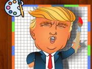 Gra Czas kolorowania Trumpa  w Internecie