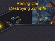 Gra Samochód wyścigowy niszczący zombie  w Internecie