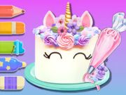 Gra Kolorowanka: Cake jednorożca  w Internecie