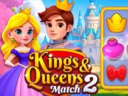 Gra Kings i Queens dopasowują się do 2  w Internecie
