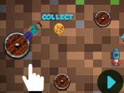 Gra Mineblock obraca się i latać przygodą  w Internecie