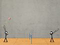 Gra Stick Figure Badminton  w Internecie