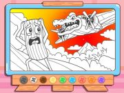 Gra Kolorowanka książka: Bombardino Crocodile w Internecie