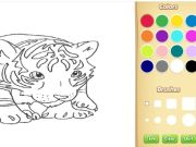 Gra Kolorowanka książka: Tigerok w Internecie