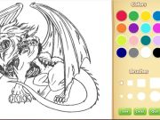 Gra Kolorowanie książki: Himmer Dragon w Internecie Gra Kolorowanie książki: Himmer Dragon w Internecie