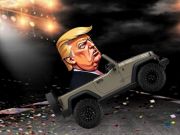 Gra Trump wzywa koło w Internecie