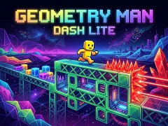Gra Geometry Man Dash Lite w Internecie