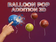 Gra Balloon Pop Addition 3D w Internecie