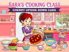 Gra Sara’s Cooking Class: Cherry Upside Down Cake w Internecie
