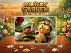 Gra Mojicon Garden Jigsaw Solitaire! w Internecie