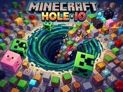 Gra Minecraft Hole IO w Internecie