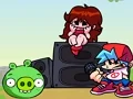 Gra Friday Night Funkin' vs PIG from Angry Birds w Internecie