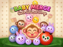 Gra Baby Merge Cute animal drop w Internecie