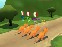 Gra Dinosaur Shifting Run w Internecie