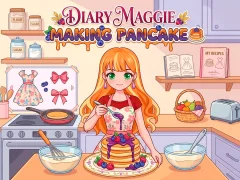 Gra Diary Maggie Making Pancake w Internecie