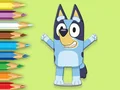 Gra Coloring Book: Happy Bluey w Internecie
