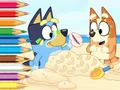 Gra Coloring Book: Bluey On The Beach w Internecie