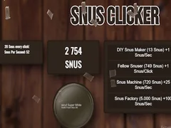 Gra SNUS Clicker w Internecie