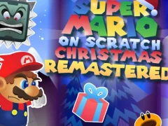 Gra Super Mario on Scratch Christmas Remastered w Internecie