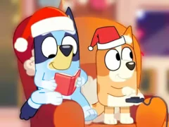 Gra Jigsaw Puzzle: Bluey Christmas Party w Internecie