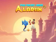 Gra Pull The Key Rescue Aladin w Internecie