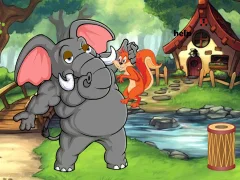 Gra Squirrel Trapped To Giant Elephant w Internecie
