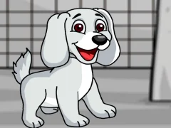 Gra Rescue the White Puppy from Cage w Internecie