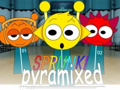 Gra Sprunki Pyramixed: Squid Game w Internecie