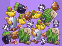 Gra Merge Brainrot w Internecie