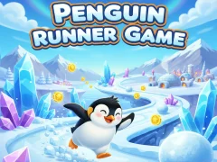 Gra Penguin Runner Game w Internecie