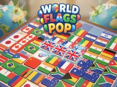 Gra World Flags Pop w Internecie