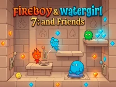 Gra Fireboy & Watergirl 7: and Friends w Internecie