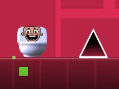 Gra Geometry Dash Skibidi Toilet w Internecie