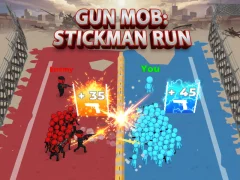 Gra Gun Mob: Stickman Run w Internecie