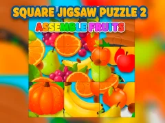 Gra Square jigsaw Puzzle 2 - Assemble Fruits w Internecie