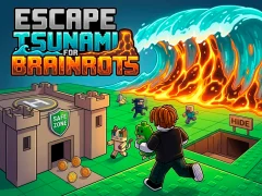 Gra Escape Tsunami for Brainrots w Internecie