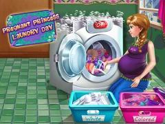Gra Pregnant Princess Laundry Day w Internecie