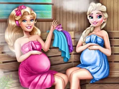 Gra Cute Mommies Pregnant Sauna w Internecie