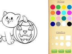 Gra Halloween Coloring Book w Internecie