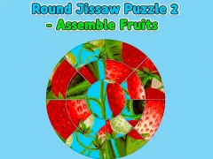Gra Round jigsaw Puzzle 2 - Assemble Fruits w Internecie