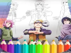 Gra Naruto Shippuden Coloring Book w Internecie