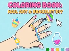 Gra Coloring Book: Nail Art & Bracelet Diy w Internecie