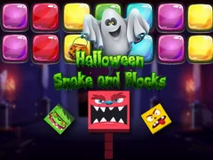 Gra Halloween Snake and Blocks w Internecie