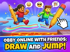 Gra Obby online with friends: Draw and Jump! w Internecie