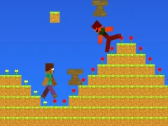 Gra Noob vs Pro But Anvil Rain Minecraft w Internecie