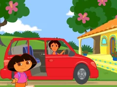 Gra Dora The explorer Dora's Ride-Along City Adventure w Internecie