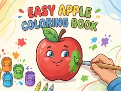 Gra Easy Apple Coloring Book w Internecie