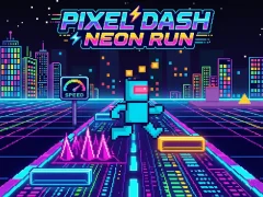 Gra Pixel Dash Neon Run w Internecie
